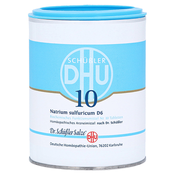 BIOCHEMIE DHU 10 Natrium sulfuricum D 6 Tabletten – PZN 274660 – PZN 274660