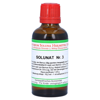 SOLUNAT Nr. 3 Tropfen – PZN 2937892 – PZN 2937892