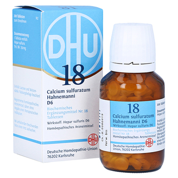 BIOCHEMIE DHU 18 Calcium sulfuratum D 6 Tabletten – PZN 2581231 – PZN 2581231