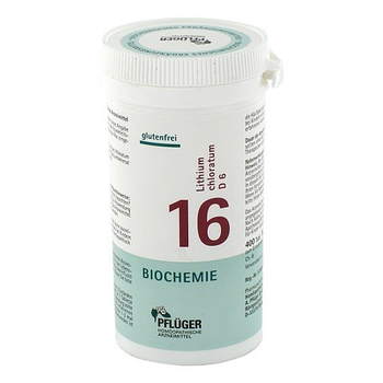 BIOCHEMIE Pflüger 16 Lithium chloratum D 6 Tabl. – PZN 6322294 – PZN 6322294