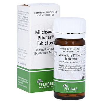 MILCHSÄURE Pflüger Tabletten – PZN 1222381 – PZN 1222381