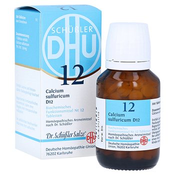 BIOCHEMIE DHU 12 Calcium sulfuricum D 12 Tabletten – PZN 2581076 – PZN 2581076