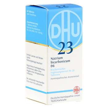 BIOCHEMIE DHU 23 Natrium bicarbonicum D 6 Tabl. – PZN 1196407 – PZN 1196407