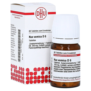 NUX VOMICA D 6 Tabletten – PZN 1780804 – PZN 1780804