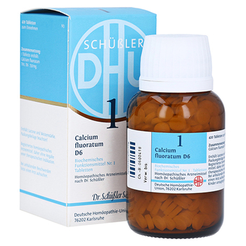 BIOCHEMIE DHU 1 Calcium fluoratum D 6 Tabletten – PZN 6583942 – PZN 6583942