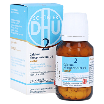 BIOCHEMIE DHU 2 Calcium phosphoricum D 6 Tab.Karto – PZN 6326524 – PZN 6326524