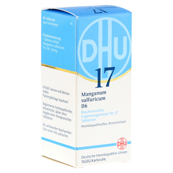 BIOCHEMIE DHU 17 Manganum sulfuricum D 6 Tabletten – PZN 275197 – PZN 275197