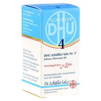 BIOCHEMIE DHU 4 Kalium chloratum D 6 Globuli – PZN 10545893 – PZN 10545893
