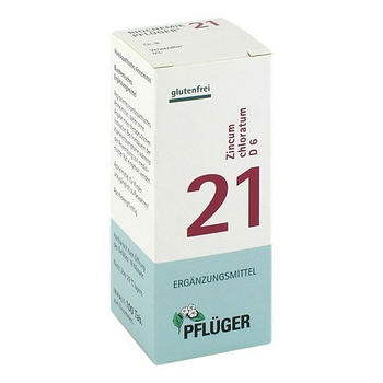 BIOCHEMIE Pflüger 21 Zincum chloratum D 6 Tabl. – PZN 6322733 – PZN 6322733