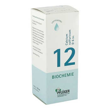 BIOCHEMIE Pflüger 12 Calcium sulfuricum D 6 Tropf. – PZN 6324784 – PZN 6324784
