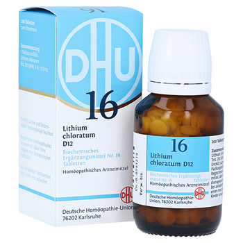 BIOCHEMIE DHU 16 Lithium chloratum D 12 Tabletten – PZN 2581202 – PZN 2581202