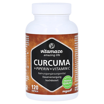 CURCUMA+PIPERIN+Vitamin C vegan Kapseln – PZN 12580511 – PZN 12580511