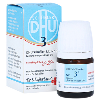 BIOCHEMIE DHU 3 Ferrum phosphoricum D 12 Globuli – PZN 10545887 – PZN 10545887