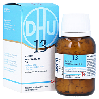 BIOCHEMIE DHU 13 Kalium arsenicosum D 6 Tabletten – PZN 6584321 – PZN 6584321