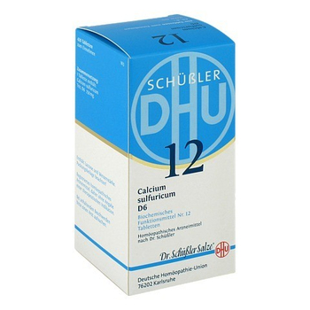BIOCHEMIE DHU 12 Calcium sulfuricum D 6 Tabletten – PZN 6584309 – PZN 6584309