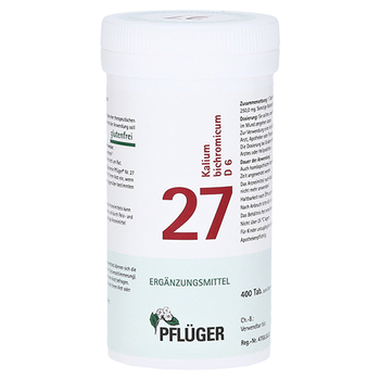 BIOCHEMIE Pflüger 27 Kalium bichromicum D 6 Tabl. – PZN 5919268 – PZN 5919268
