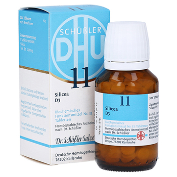 BIOCHEMIE DHU 11 Silicea D 3 Tabletten – PZN 2580929 – PZN 2580929