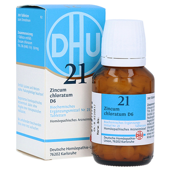 BIOCHEMIE DHU 21 Zincum chloratum D 6 Tabletten – PZN 2581656 – PZN 2581656