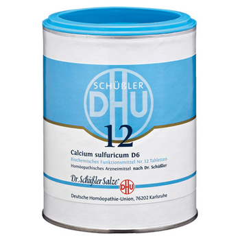 BIOCHEMIE DHU 12 Calcium sulfuricum D 6 Tabletten – PZN 274878 – PZN 274878