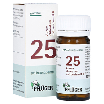 BIOCHEMIE Pflüger 25 Aurum chlorat.natron.D 6 Tab. – PZN 6327328 – PZN 6327328