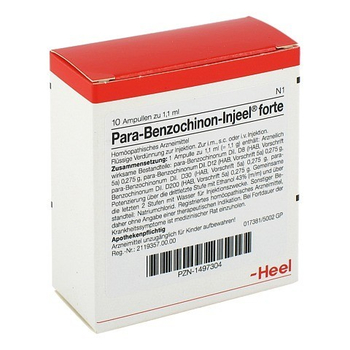 PARA BENZOCHINON Injeel forte Ampullen – PZN 1497304 – PZN 1497304