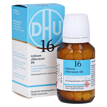 BIOCHEMIE DHU 16 Lithium chloratum D 6 Tabletten – PZN 2581188 – PZN 2581188