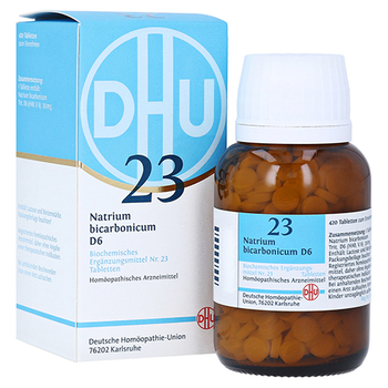 BIOCHEMIE DHU 23 Natrium bicarbonicum D 6 Tabl. – PZN 6584551 – PZN 6584551