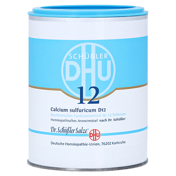 BIOCHEMIE DHU 12 Calcium sulfuricum D 12 Tabletten – PZN 274909 – PZN 274909