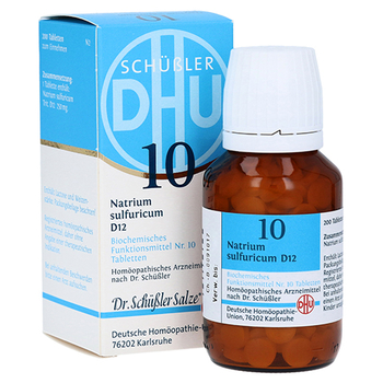 BIOCHEMIE DHU 10 Natrium sulfuricum D 12 Tabletten – PZN 2580898 – PZN 2580898