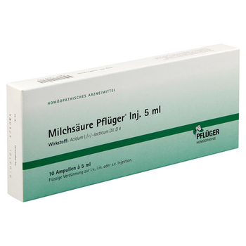 MILCHSÄURE Pflüger Injektionslösung 5 ml – PZN 1222429 – PZN 1222429
