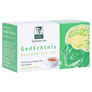 BADERS Apotheken Tee Gedächtnis Filterbeutel – PZN 1179490 – PZN 1179490