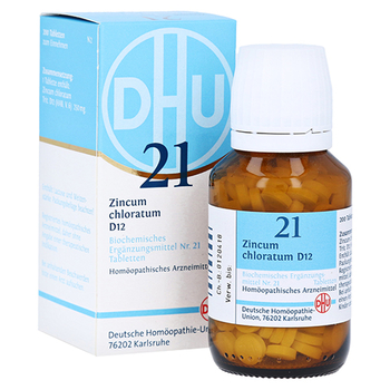 BIOCHEMIE DHU 21 Zincum chloratum D 12 Tabletten – PZN 2581691 – PZN 2581691