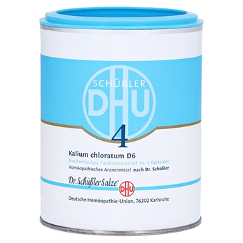 BIOCHEMIE DHU 4 Kalium chlorat. D 6 Tabletten – PZN 274080 – PZN 274080