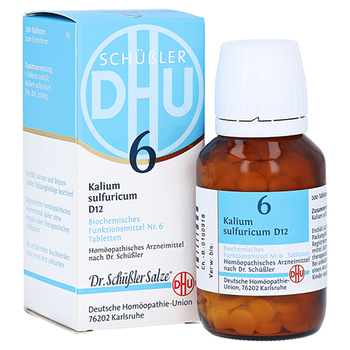 BIOCHEMIE DHU 6 Kalium sulfuricum D 12 Tabletten – PZN 2580668 – PZN 2580668