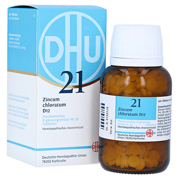 BIOCHEMIE DHU 21 Zincum chloratum D 12 Tabletten – PZN 6584522 – PZN 6584522
