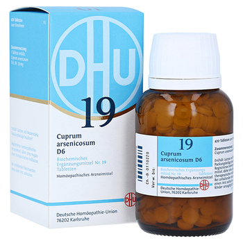 BIOCHEMIE DHU 19 Cuprum arsenicosum D 6 Tabletten – PZN 6584462 – PZN 6584462