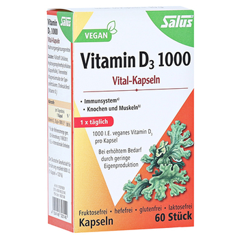 VITAMIN D3 1.000 vegan Vital-Kapseln Salus – PZN 6927548 – PZN 6927548