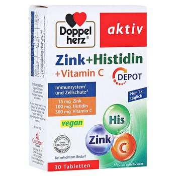 Doppelherz aktiv Zink + Histidin + Vitamin C Depot – PZN 2898732 – PZN 2898732