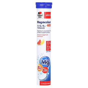 Doppelherz aktiv Magnesium 400 + B1 + B6 + B12 + Folsäure – PZN 1886276 – PZN 1886276