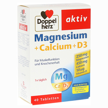 Doppelherz aktiv Magnesium + Calcium + D3 – PZN 1922316 – PZN 1922316