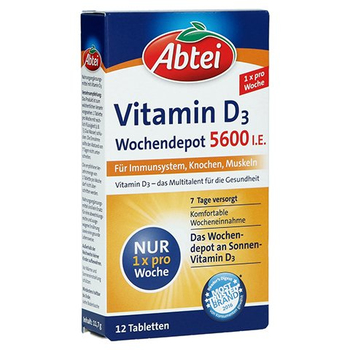 Abtei Vitamin D3 Wochendepot 5.600 I.E. – PZN 10303552 – PZN 10303552
