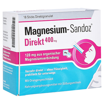 MAGNESIUM SANDOZ Direkt 400 mg Sticks – PZN 14210066 – PZN 14210066