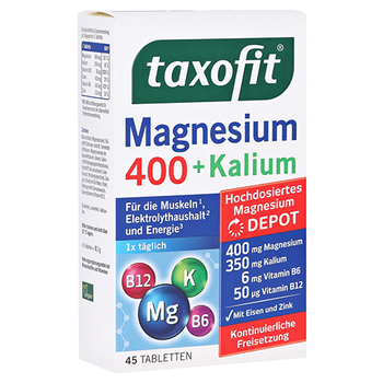 Taxofit Magnesium 400+kalium Tabletten – PZN 10715510 – PZN 10715510