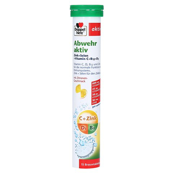 Doppelherz Abwehr aktiv Zink + Selen + Vitamin C + B12 + D3 – PZN 12380479 – PZN 12380479