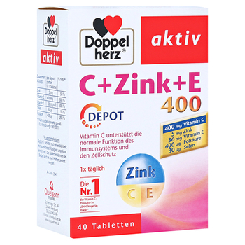 Doppelherz aktiv C + Zink + E 400 Depot – PZN 2561607 – PZN 2561607