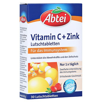 Abtei Vitamin C plus Zink Lutschtabletten – PZN 3550712 – PZN 3550712