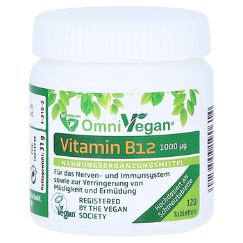 OMNIVEGAN B12 1000 µg Tabl.m.Beerengeschmack – PZN 16011448 – PZN 16011448