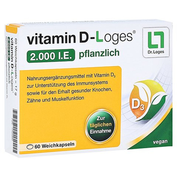 VITAMIN D-LOGES 2.000 I.E. pflanzlich Weichkapseln – PZN 17525882 – PZN 17525882