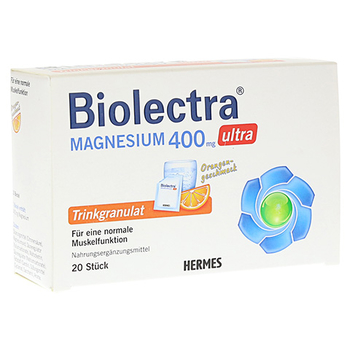 BIOLECTRA Magnesium 400 mg ultra Trinkgran.Orange – PZN 10914511 – PZN 10914511