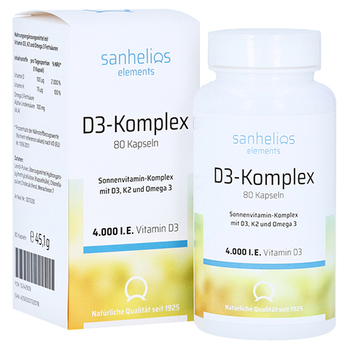 SANHELIOS Vitamin D3 Sonnenvitamin-Komplex mit K2 – PZN 15242909 – PZN 15242909
